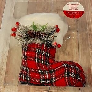 Celebrate it! Christmas Stocking Ornament NIB